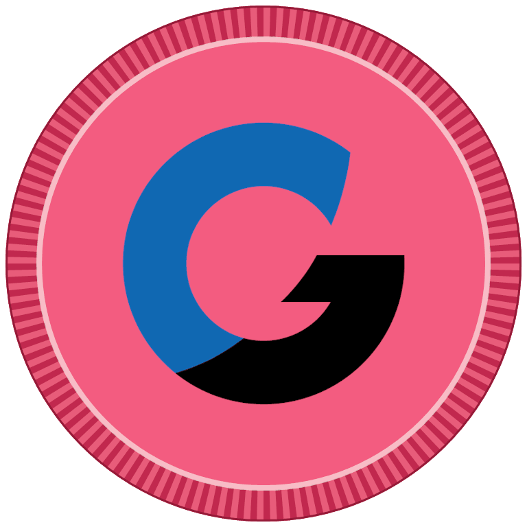 Pink Gacha "G" collector coin